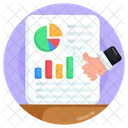 Business Document Business Report Business Chart Icon