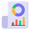 Graphical Presentation Business Analysis Infographic Icon
