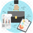 Business Report Report Graph Icon