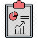 Business Report Statistics Analytics Icon