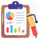 Business Document Business Report Analytical Report Icon