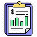 Business Report Financial Report Business And Finance Icon