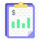 Business Report Financial Report Business And Finance Icon