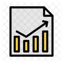 Business Report File Trading Arrow Growth Graph Icon