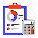 Business Report Data Analytics Statistics Icon