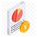 Business Report Business Growth Financial Report Icon