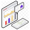 Business Website Emarketing Online Business Icon
