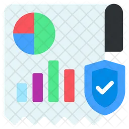 Business Report Security  Icon