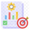 Business Report Target  Icon