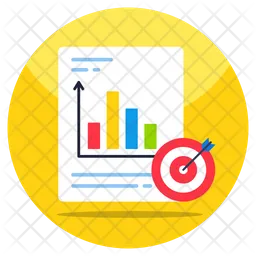 Business Report Target  Icon