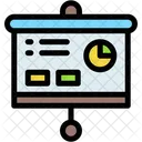 Business Reporting Presentation Report Icon