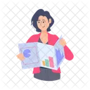 Business Reporting  Icon