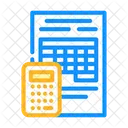 Business Reports Tables Business Documents Icon