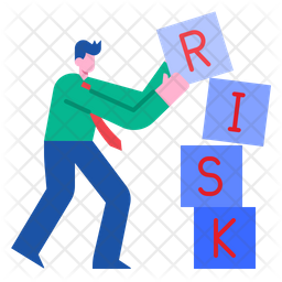 Business Risk Icon - Download in Flat Style