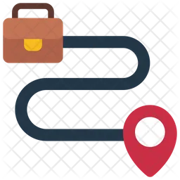 Business Route  Icon