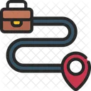 Business Route Route Planning Icon