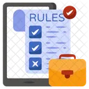Business Rules Job Rules Rules List Icône