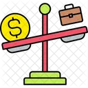 Business Scale Balance Scale Financial Balance Icon