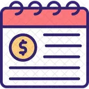 Business Schedule Time Management Business Calendar Icon