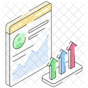 Business Site Statistics Infographics Icon
