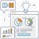 Business Solution Web Resolving Web Process Icon