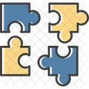 Business Solution Integration Puzzle Icon