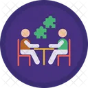 Business Meeting Meeting Discuss Topic Icon