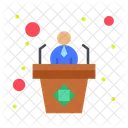 Business Speech Business Lecture Business Training Icon