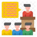 Business Speech  Icon