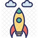 Business Startup Rocket Rocket Launch Icon