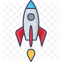 Rocket Startup Transport Icon