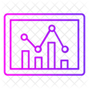 비즈니스 통계  아이콘