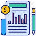 Business Statistics Business Data Visualization Icon