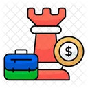 Business Strategy Business Planning Money Strategy Icon