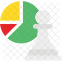 Business Strategy Competitive Strategy Pie Graph Icon