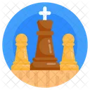 Chess Business Strategy Business Scheme Icon