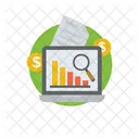 Business Strategy Data Analysis Business Performance Icon
