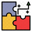 Business Strategy Planning Jigsaw Icon