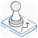 Chess Piece Business Strategy Pawn Strategy Icône