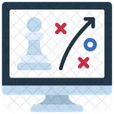 Business Strategy Strategies Online Planning Icon