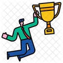 Business Success Business Achievement Business Trophy Icon