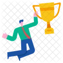 Business Success Business Achievement Business Trophy Icon