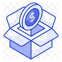 Business Support Fundraising Icon