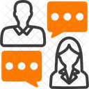 Business Talk Communication Meeting Icon
