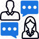 Business Talk Communication Meeting Icon