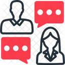 Business Talk Communication Meeting Icon