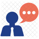 Work Chat Statistics Strategy Icon
