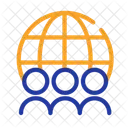Meeting Global Connection Communication Icon