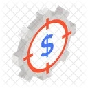 Business Target Financial Goal Business Goal Icon