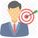 Business Target Business Goal Business Achievement Icon
